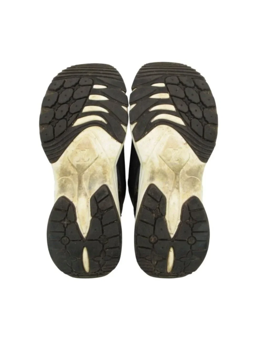 Louis Vuitton Sneakers Run 55 Line LV Circle Platform Dad Shoes Navy